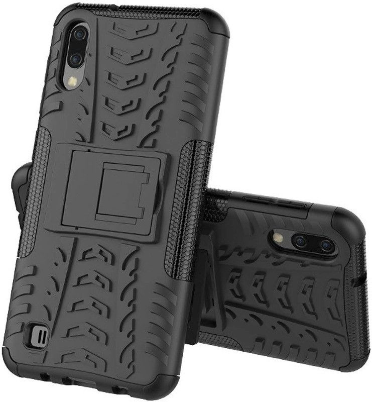 ZIVITE Back Cover for Samsung Galaxy M01  (Black, Rugged Armor, Pack of: 1)