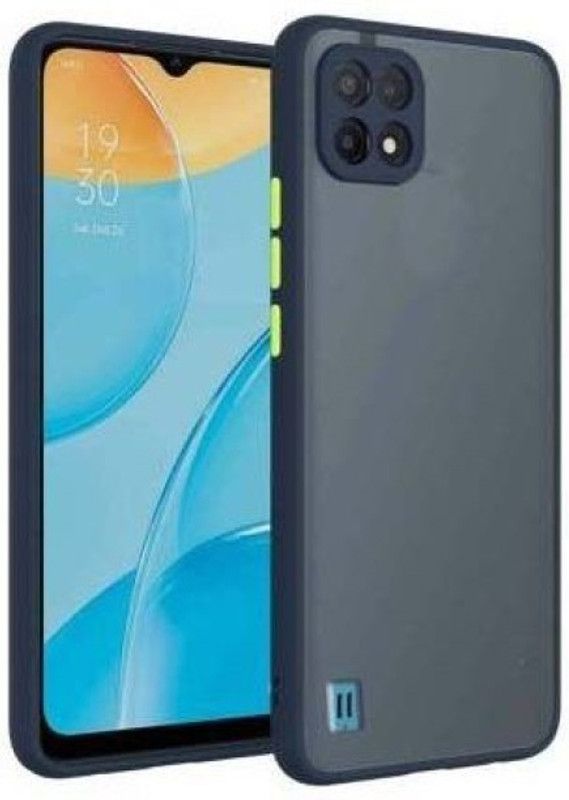 ALONZO Front & Back Case for Realme C20, Realme C20A, Realme C11 2021, Realme Narzo 50i  (Blue, Camera Bump Protector, Pack of: 1)