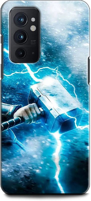 INDICRAFT Back Cover for OnePlus 9RT 5G THOR HAMMER, AVENGER, MARVEL, SUPERHERO, COMIC  (Multicolor, Shock Proof, Pack of: 1)