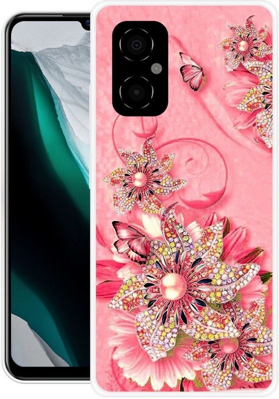 REALKING Back Cover for Poco M4 5G  (Multicolor, Grip Case, Silicon, Pack of: 1)