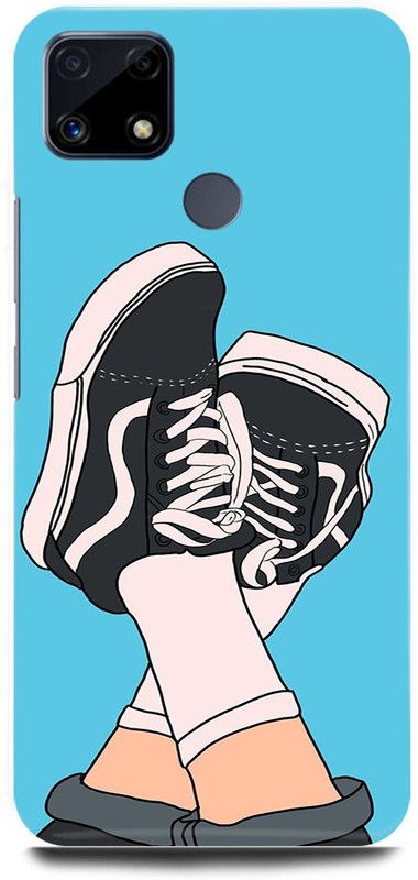 FRONK Back Cover for Realme C25s, RMX3197, VANS, SHOES, LEGS  (Blue, Hard Case, Pack of: 1)