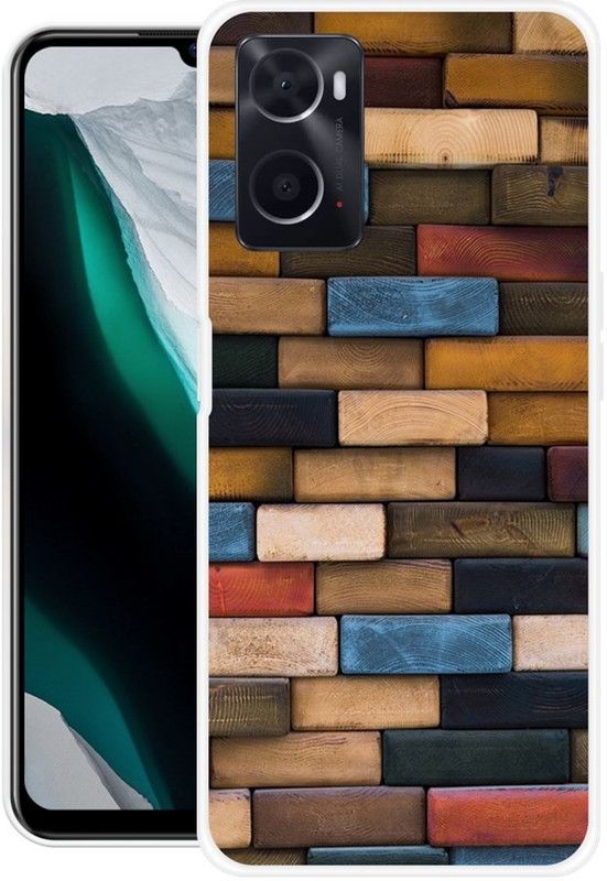 Krtagy Back Cover for Oppo A96, Oppo A76, Realme 9i  (Multicolor, Dual Protection, Silicon)