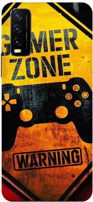 Bluvver Back Cover for Vivo Y12s, V2033, Printed Gamer Zone Image Back Cover  (Multicolor, Hard Case, Pack of: 1)