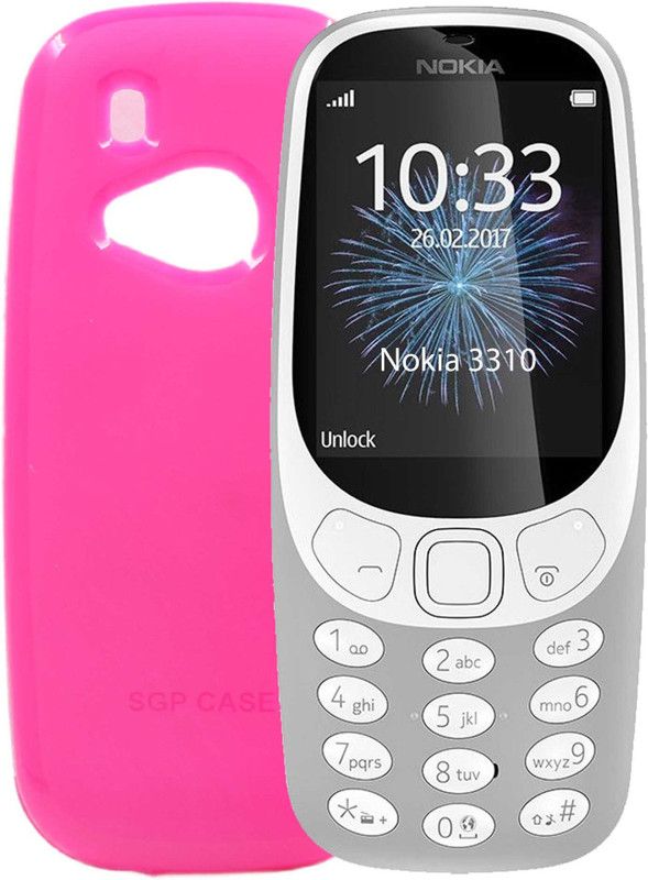 Mystry Box Back Cover for Nokia 3310  (Pink, Flexible, Silicon, Pack of: 1)