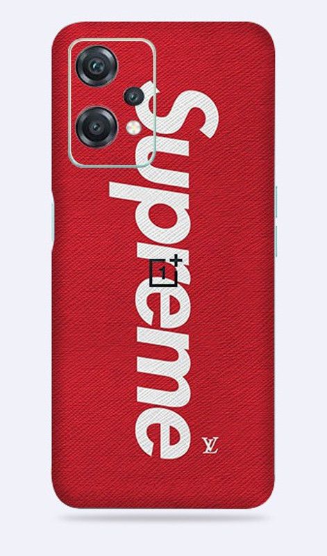 WeCre8 Skin's Oneplus Nord CE2 Lite 5G Mobile Skin  (Supreme Logo Multicolor Mobile Skin With Cleaning Wipes)
