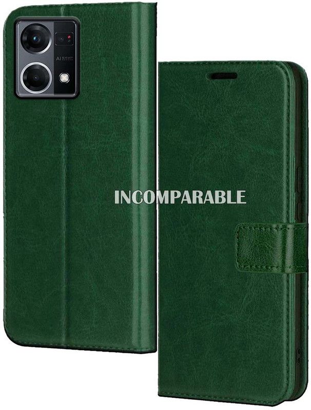 Incomparable Back Cover for Oppo F21 Pro  (Green, Cases with Holder, Pack of: 1)