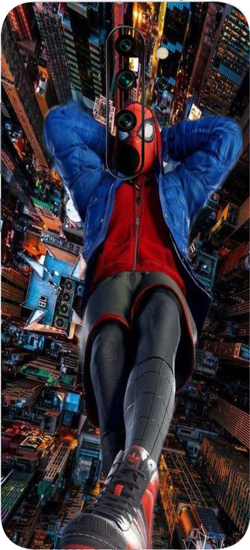 Reyans Creation Redmi Note 8Pro-Moody_Spiderman matte Finish (Back + Camera + Side) Mobile Skin  (Moody_Spiderman)