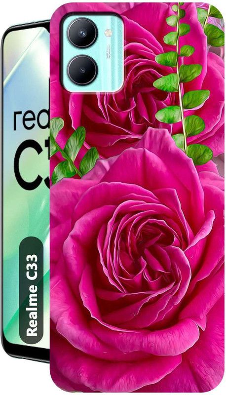 Rstyle Back Cover for Realme C33  (Multicolor, Dual Protection, Silicon, Pack of: 1)