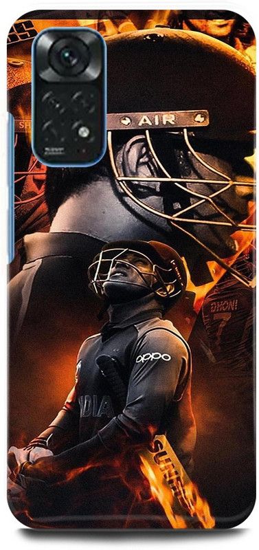 play fast Back Cover for Redmi Note 11 MAHENDRA, SINGH, DHONI, MS, DHONI, CSK, PLAYER  (Black, Hard Case, Pack of: 1)