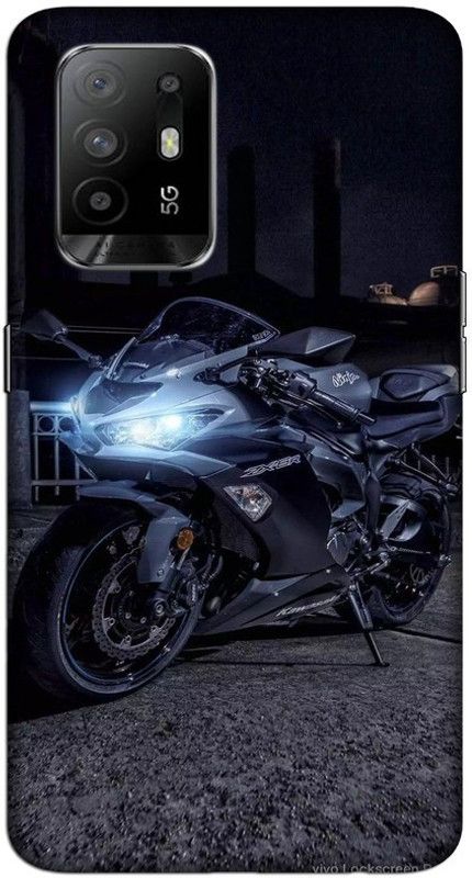 CROKIAN Back Cover for Oppo F19 Pro Plus 5G Bike Back Cover  (Multicolor, Hard Case, Pack of: 1)