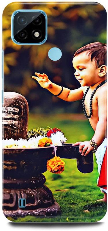 FRONK Back Cover for Realme C21Y, RMX3261, SHIV, SHIVJI, MAHADEV, MAHAKAL, SHIVLING  (Multicolor, Hard Case, Pack of: 1)