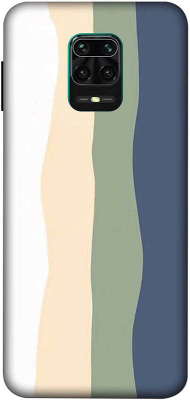 NDCOM Back Cover for POCO M2 PRO Color Stripes Printed  (Multicolor, Hard Case, Pack of: 1)