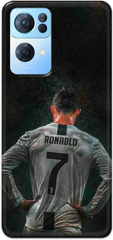 NDCOM Back Cover for OPPO Reno7 Pro 5G Ronaldo Football Player Printed  (Multicolor, Hard Case, Pack of: 1)