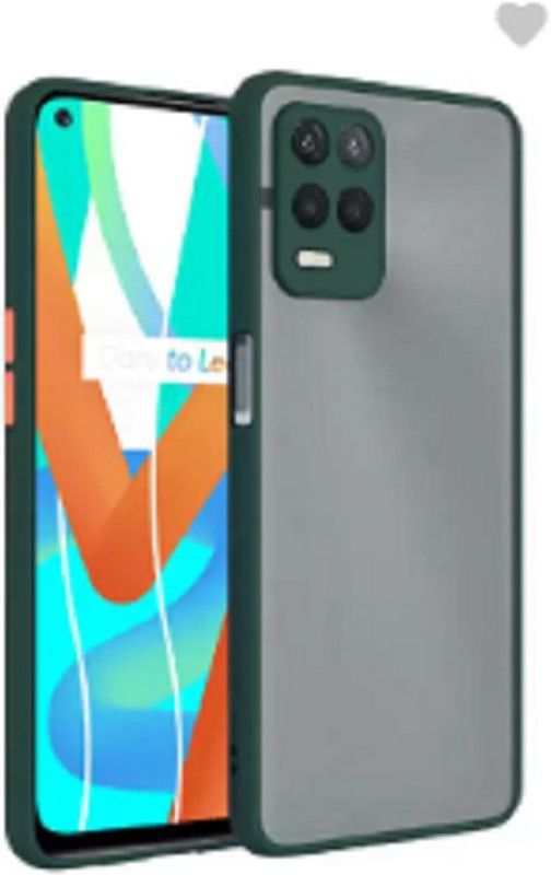 SRAVZ CASE Back Replacement Cover for Realme 8(5G)  (Green, Camera Bump Protector, Pack of: 1)