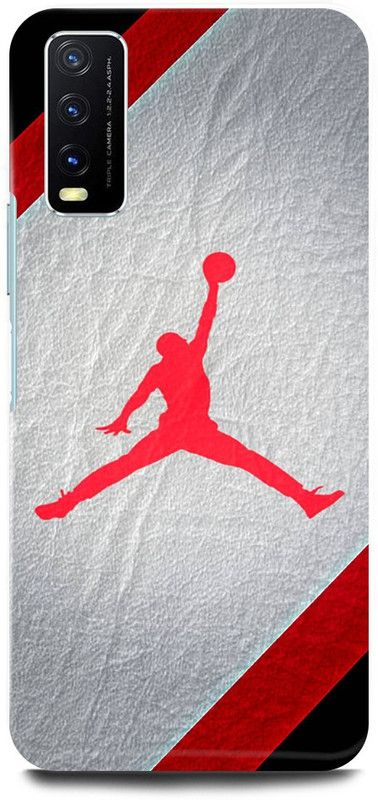 play fast Back Cover for Vivo Y12G, V2068 JORDAN, SIGN, LOGO, DESIGN  (Red, Hard Case, Pack of: 1)