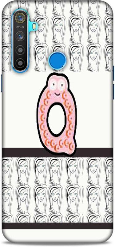 Keviv Back Cover for Realme 5, Realme 5i, Realme 5s, Realme Narzo 10  (Black, White, 3D Case, Pack of: 1)
