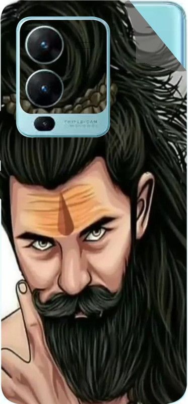 Jeeva Creation Vivo V25 Pro, vivo v25 pro Mobile Skin  (Ultra Super Mahadev Growth Skin With High Matte Finish.)