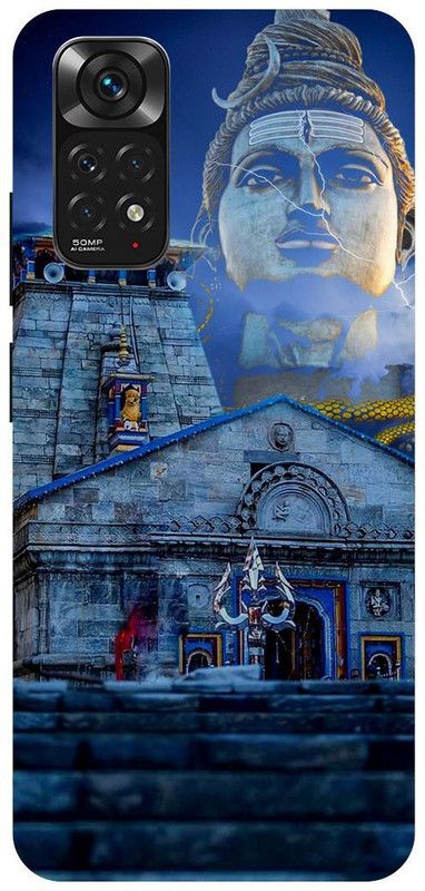 THE NARAYANA COLLECTIONS Back Cover for REDMI NOTE 11s-UTTARAKHAND,KEDARNATH,MAHADEV,SHIV  (Multicolor, Hard Case, Pack of: 1)