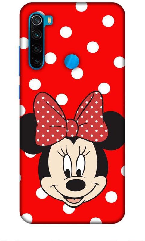 Coverland Back Cover for Mi Redmi Note 8  (Red, White)