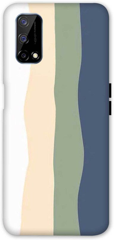 NDCOM Back Cover for Realme Narzo 30 Pro 5G Color Stripes Printed  (Multicolor, Hard Case, Pack of: 1)