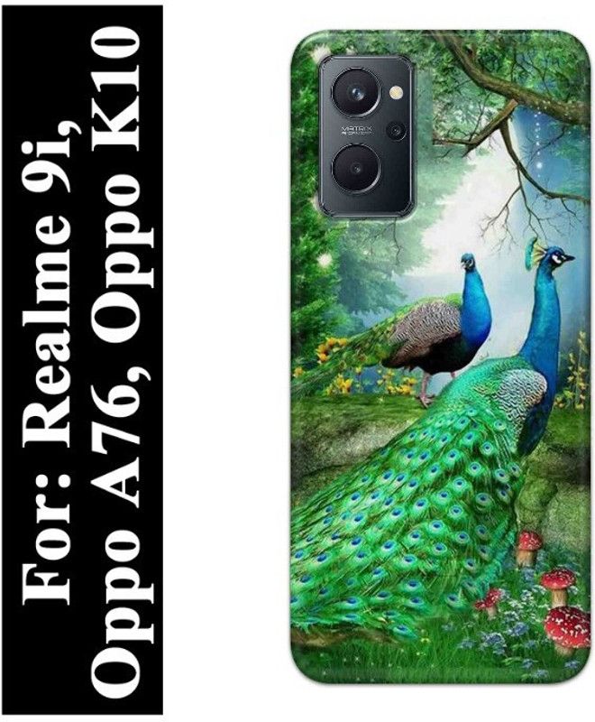 Majestic Back Cover for Realme 9i, Oppo A76, Oppo K10  (Multicolor, Hard Case)