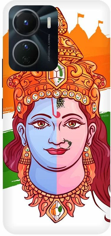 COVERJET Back Cover for VIVO Y16-JAI- SHREE- RAM- VISHNU- AVTAR- GOD  (Multicolor, Hard Case, Pack of: 1)