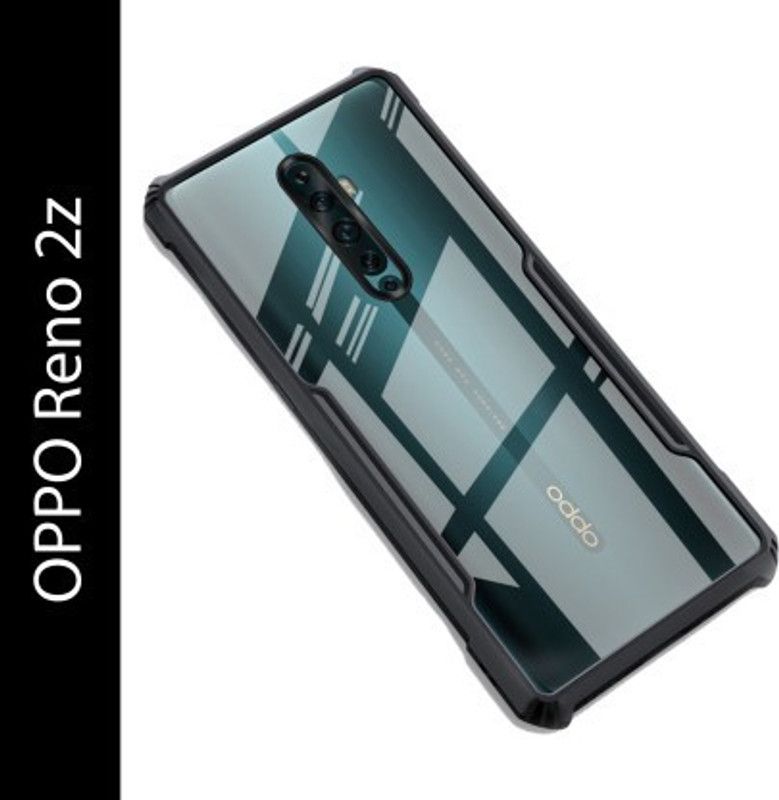 Cermarise Back Cover for Oppo Reno2 F  (Black, Camera Bump Protector, Pack of: 1)