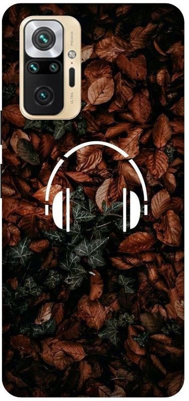 GRAFIQE Back Cover for REDMI Note 10 Pro M2101K6P MUSIC ON, WORLD OFF, HEADPHONE, MUSIC LOVE, EARPHONE,  (Multicolor, Shock Proof, Pack of: 1)