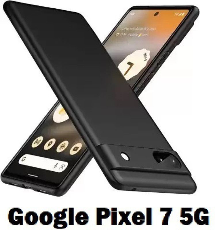 LIKEDESIGN Back Cover for Google Pixel 7, Pixel 7  (Black, Camera Bump Protector, Pack of: 1)