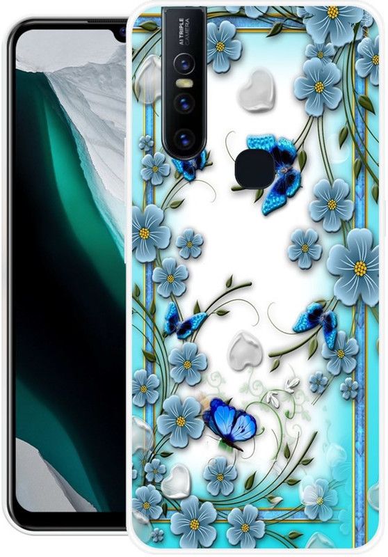 PRK Back Cover for Vivo V15  (Multicolor, Dual Protection, Silicon)