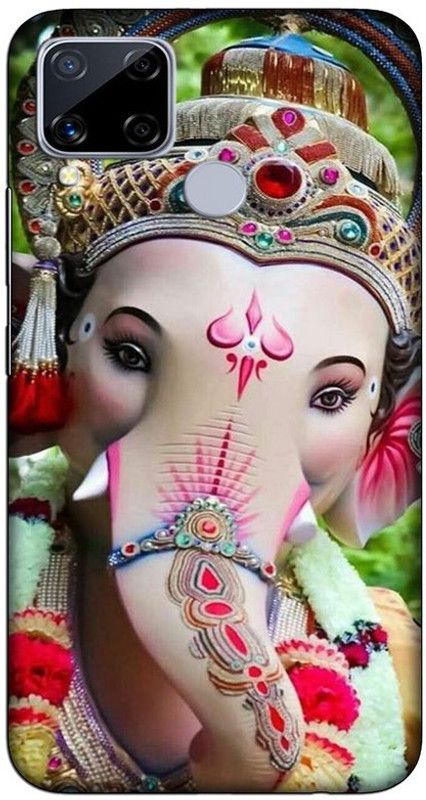 CROKIAN Back Cover for Realme C15 lord ganesh Back Cover  (Multicolor, Hard Case, Pack of: 1)