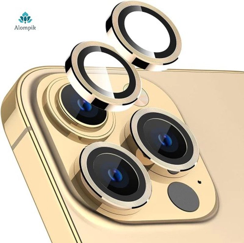 ALOMPIK Camera Lens Protector for Apple iPhone 13 Pro Max {Very Easy To Install With Ultra Protection }  (Pack of 1)