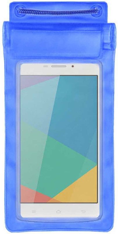 ACM Pouch for Salora Njoy E7  (Blue, Waterproof, Silicon, Pack of: 1)