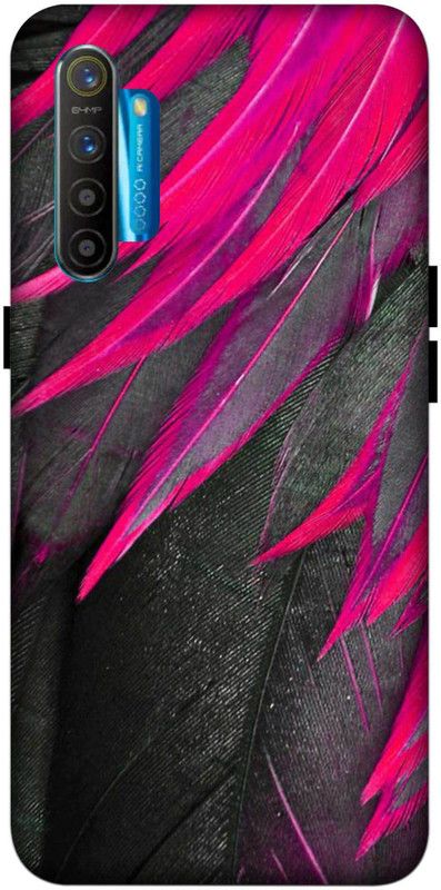 NDCOM Back Cover for REALME X2  (Black, Pink, Hard Case, Pack of: 1)