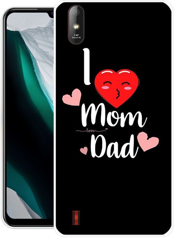 Looy Back Cover for Lava Z1  (Black, Flexible, Silicon, Pack of: 1)