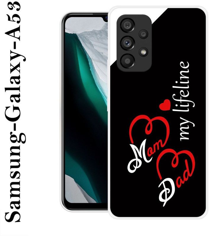 SHIVKUDI Back Cover for Samsung Galaxy A53  (Multicolor, Silicon)