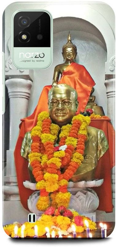 FUGGA Back Cover for realme Narzo 50i, BABA, SAHEB, BHIMRAO, AMBEDKAR, VISHVRATAN  (Multicolor, Hard Case, Pack of: 1)