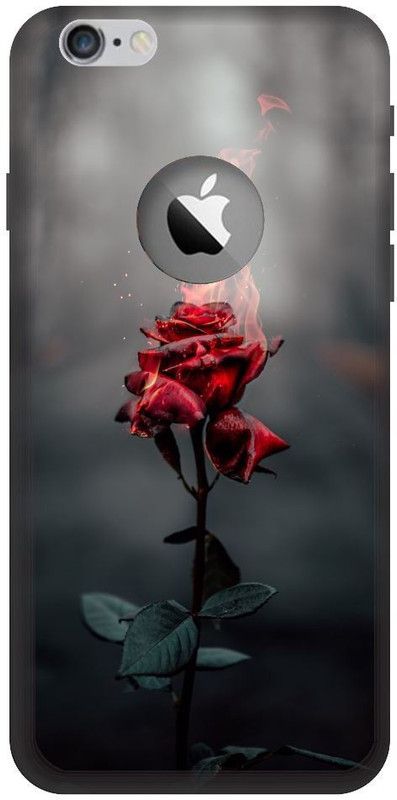 BYXIS Back Cover for iphone 6 cut Rose, Roses, Red rose, Flower  (Multicolor, Shock Proof, Pack of: 1)