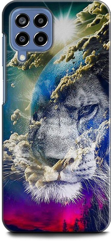 WallCraft Back Cover for SAMSUNG Galaxy M53 5G LION, GALAXY, SPACE, EARTH, NATURE, COLORFUL  (Multicolor, Dual Protection, Pack of: 1)