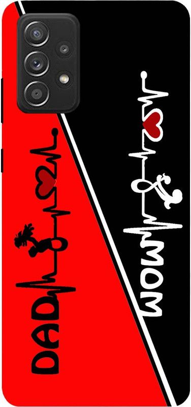 TRUEMAGNET Back Cover for Samsung Galaxy A52 5G, Samsung Galaxy A52  (Black, Red, Hard Case)