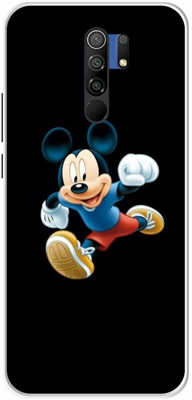 ThePrintlink Back Cover for Redmi 9 Prime, M2004J19I/MZB9761IN, MICKEY MOUSE, DOLL, CARTOON, ANIME  (Multicolor, Shock Proof, Pack of: 1)