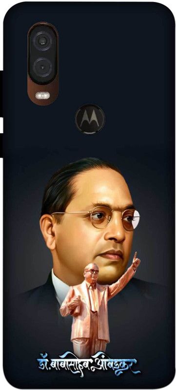 NDCOM Back Cover for Motorola One Vision Dr. Babasaheb Ambedkar Printed  (Multicolor, Hard Case, Pack of: 1)