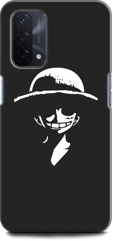 Afterglow Back Cover for Oppo A74 5G LUFFY, MONKEY D LUFFY, ANIME, ANIMATION, YELLOW, FUNNY, CARTOON  (Multicolor, Shock Proof, Pack of: 1)