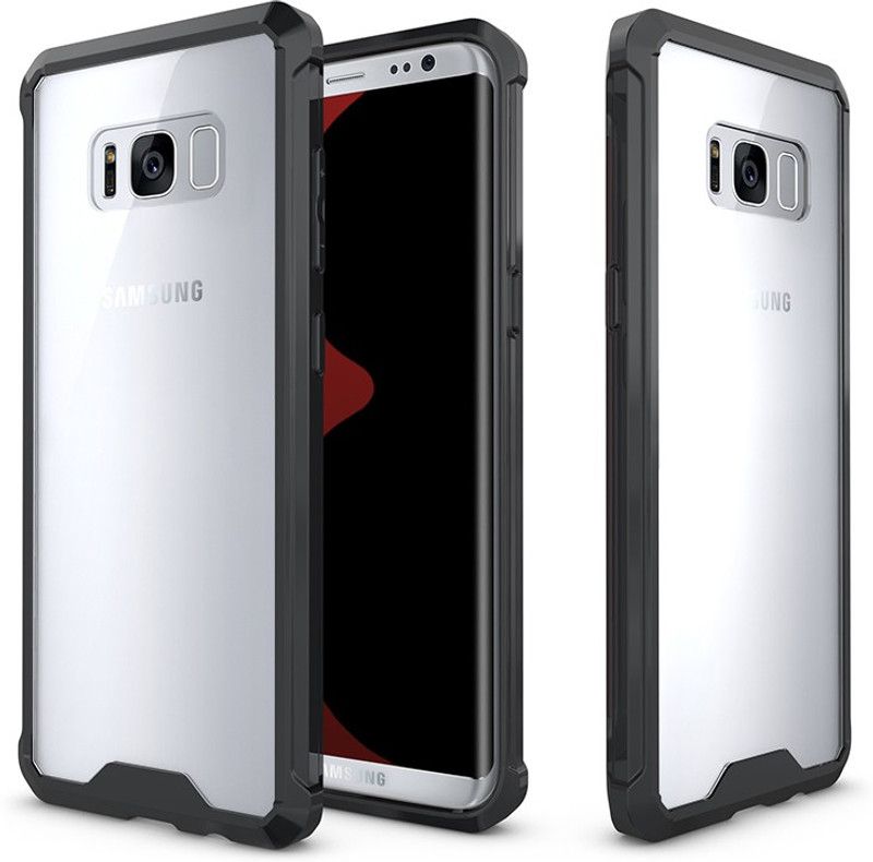 ELOVE Back Cover for Samsung Galaxy S8  (Black, Pack of: 1)