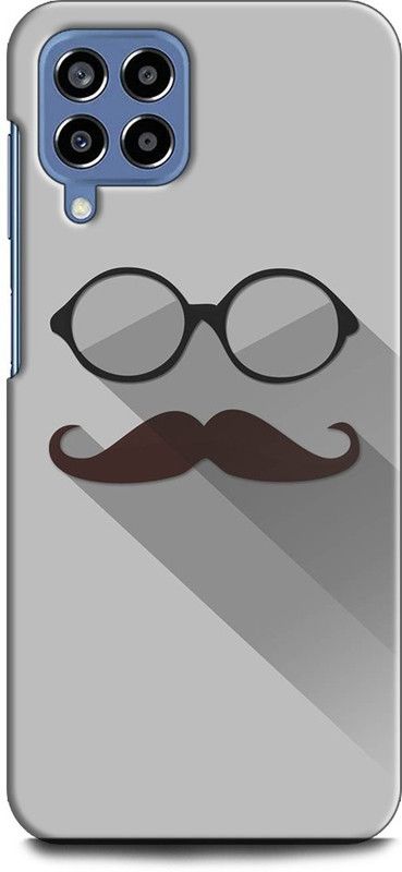 WallCraft Back Cover for SAMSUNG Galaxy M33 5G HIPSTER, INDIGO, GRAY, BEARD, MOUSTACHE, GOGGLE  (Multicolor, Dual Protection, Pack of: 1)