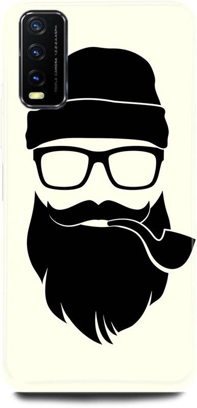 FUGGA Back Cover for Vivo Y20, V2029, BEARD, BEARDO, MOOCH, LOVER, MOOCH  (Multicolor, Hard Case, Pack of: 1)