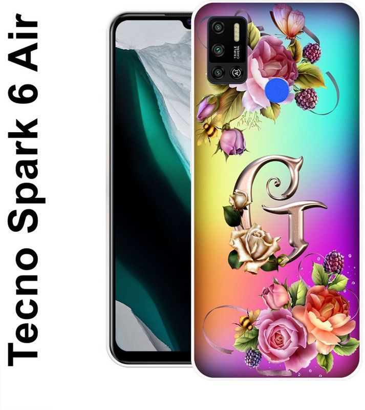 KUDI Back Cover for Tecno Spark 6Air  (Multicolor, Silicon)
