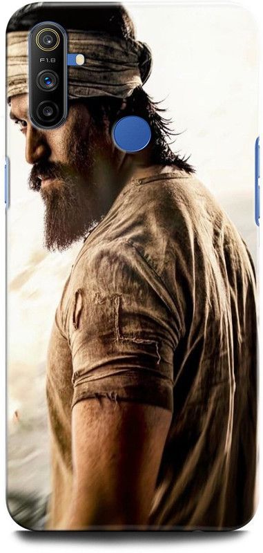 ORBIQE Back Cover for Realme Narzo 10A YASH, KGF, ROCKING STAR, TAMIL HERO, TELUGU STAR  (Multicolor, Shock Proof, Pack of: 1)