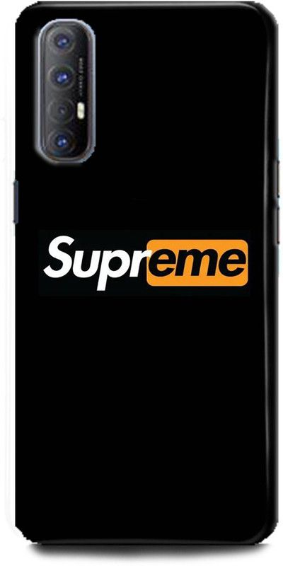 BARMANS Back Cover for Reno 3Pro/ Supreme, Supreme logo, Cool, Trand, Hub  (Multicolor, Shock Proof, Pack of: 1)