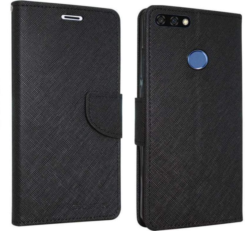 Cowboy Flip Cover for Vivo y83  (Black, Grip Case, Pack of: 1)